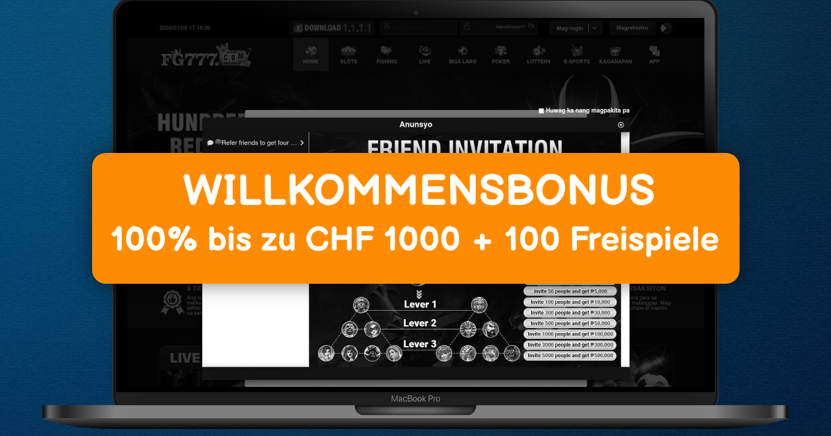 FG777 Casino - Bestes Online Casino Schweiz